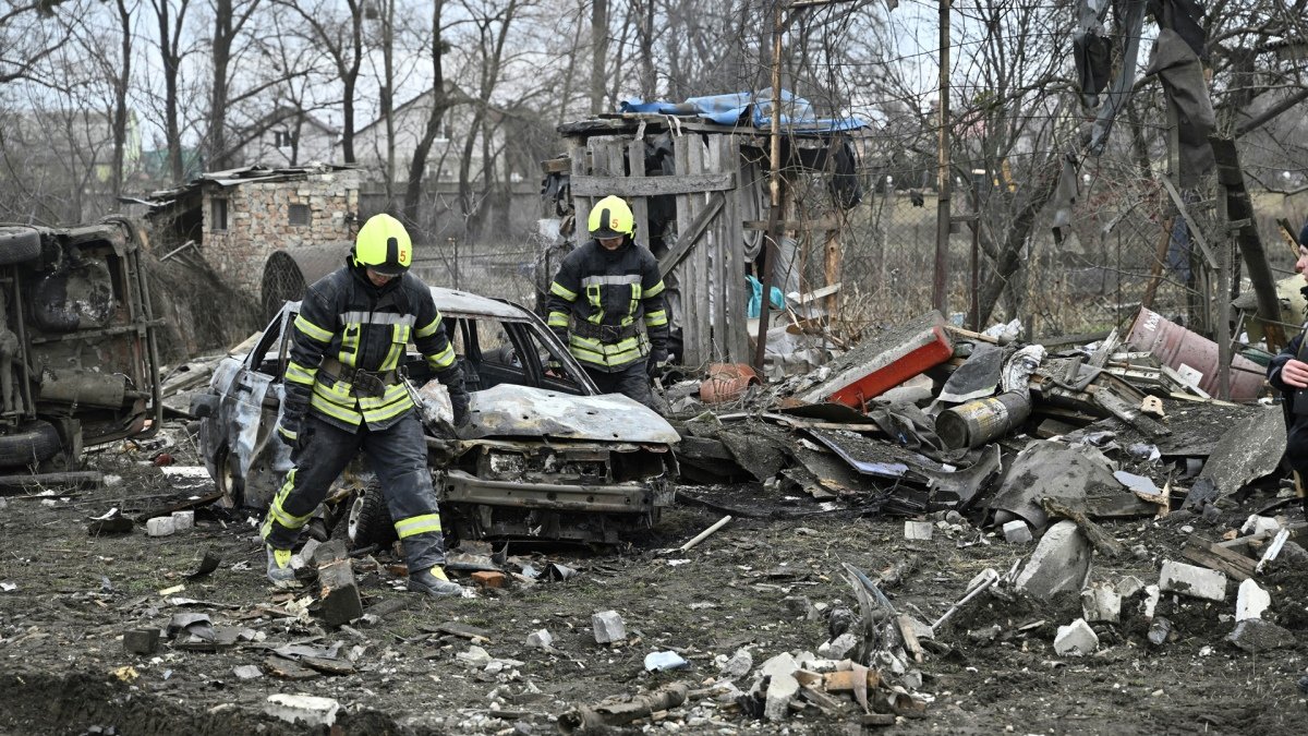 Bombardeos en Ucrania Foto AFP