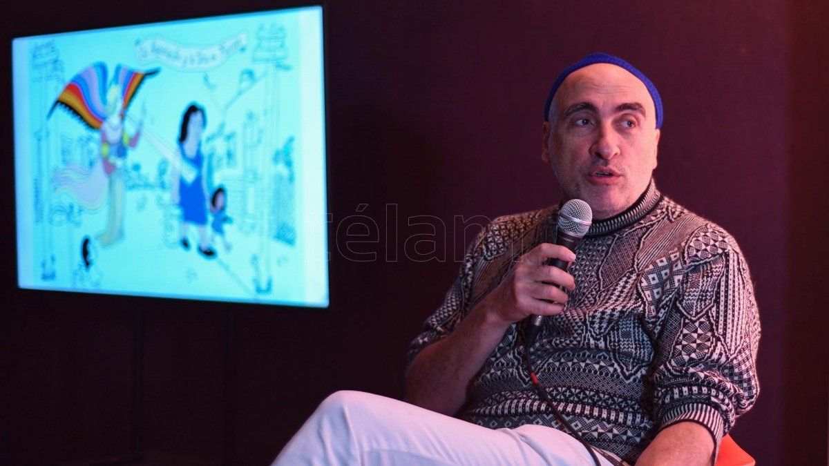 Rep estar en Mar del Plata presentando su libro sobre Maradona Foto Hernn Saravia 