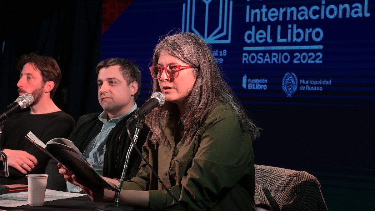 Selva Almada escritora entrerriana en la Feria del Libro de Rosario 2022 Foto archivo Sebastin Granata