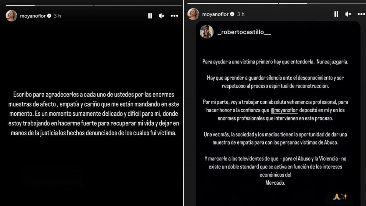 Historias de Instagram de Flor Martino este viernes Foto capturas de IG