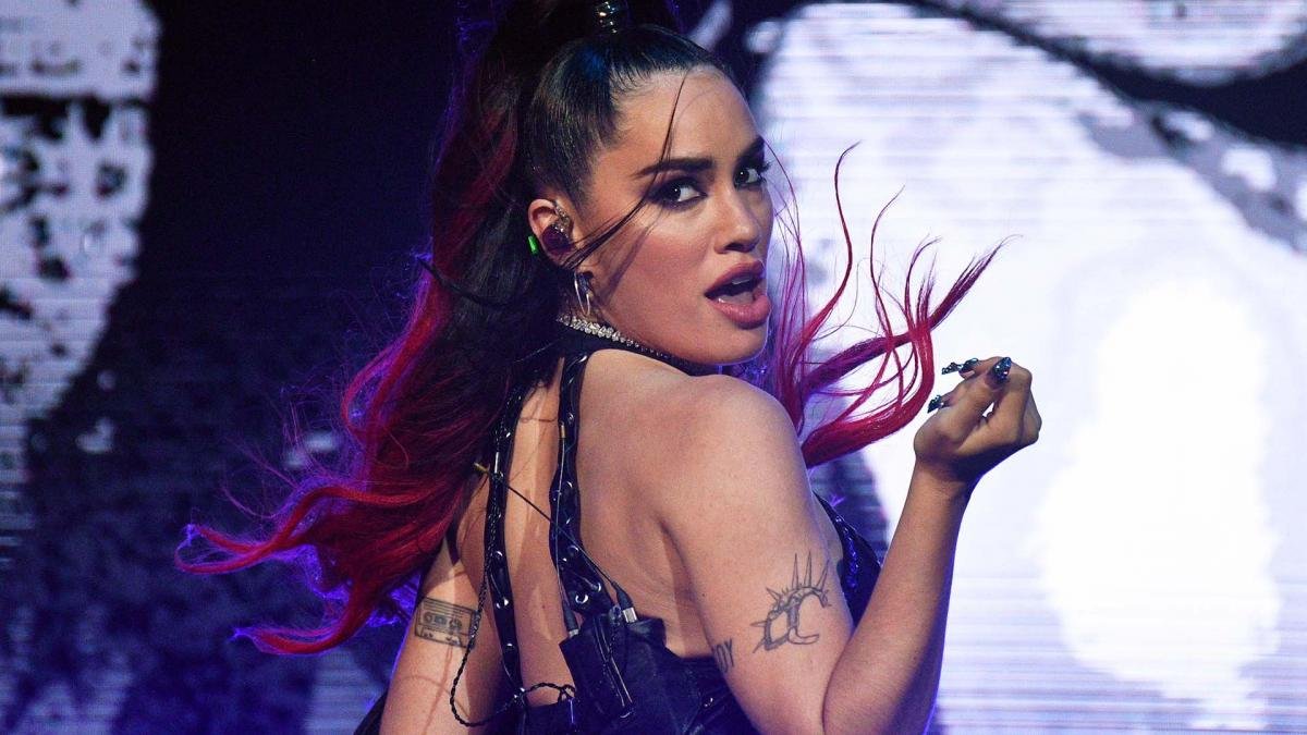 Lali Espsito una de las grandes figuras de la noche Foto Laura Lescano