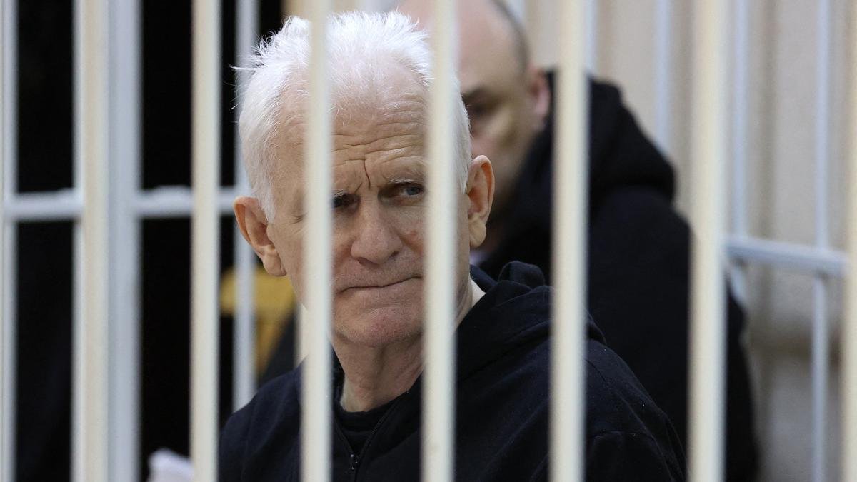 Ales Bialiatski Nobel de la Paz Foto AFP