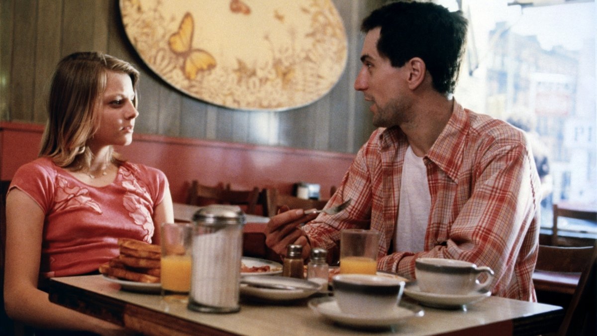 Robert de Niro y Jodie Foster en Taxi Driver uno de los filmes amados por Tarantino