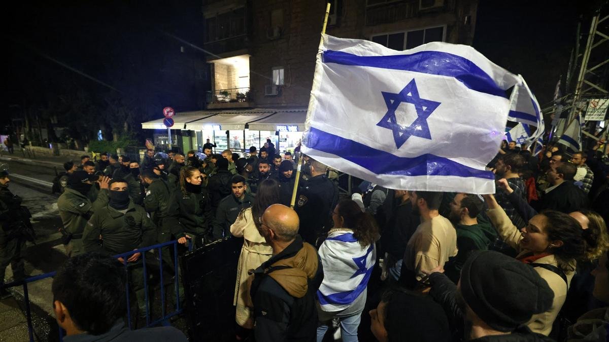 Israel frente a nuevo paro general Foto AFP
