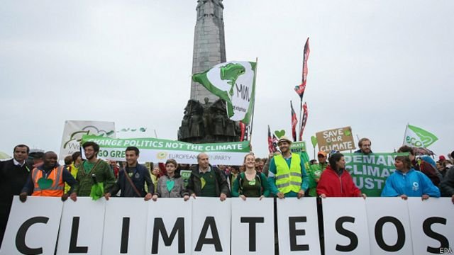 Marcha en Bruselas
