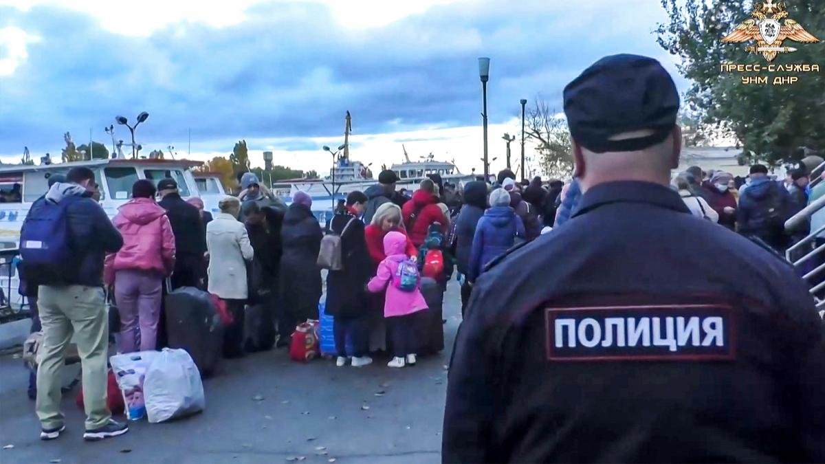 Segn las autoridades ucranianas 16221 nios fueron deportados a Rusia Foto AFP