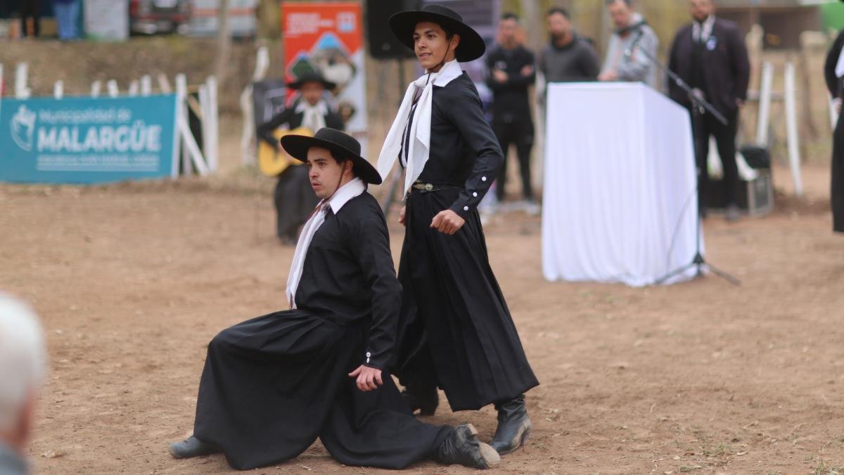 Los nmeros de msica y danzas folclricas animaron los festejos de este fin de semana en Malarge Foto Ramiro Gmez