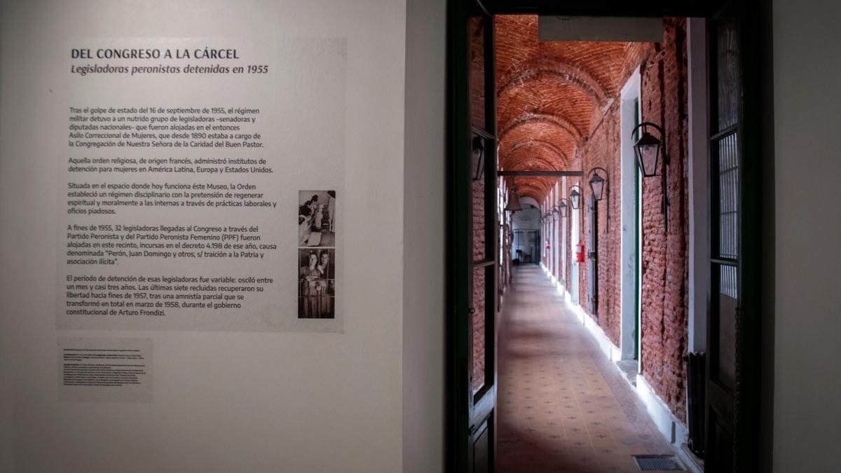 El museo reconstruye el paso por el Asilo Correccional de Mujeres de 32 senadoras y diputadas nacionales Foto Eliana Obregn