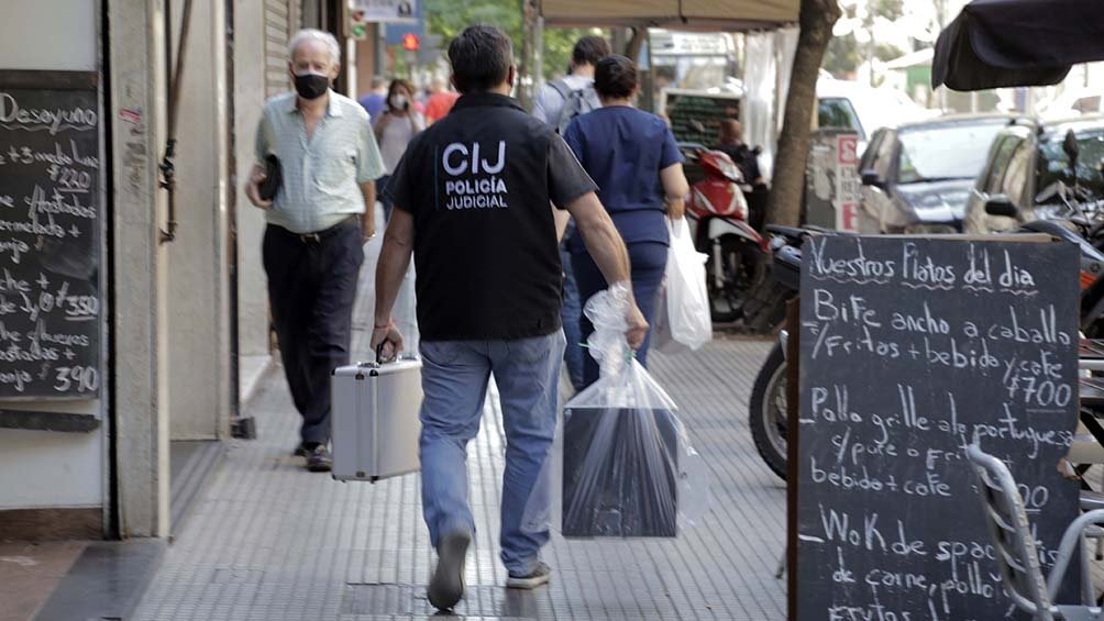 La OSPJN ya fue allanada y siguen las investigaciones Foto Leo Vaca
