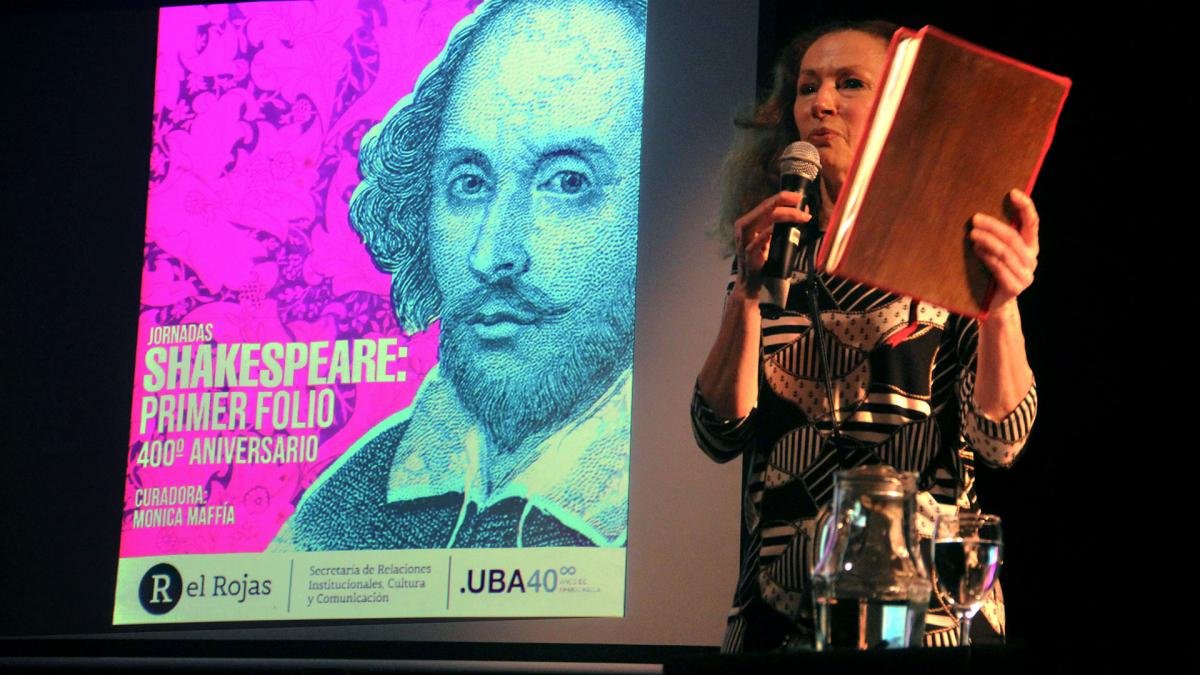 Mnica Maffa actriz dramaturga directora traductora y especialista en la obra de Shakespeare es la curadora de estas jornadas Foto Prensa