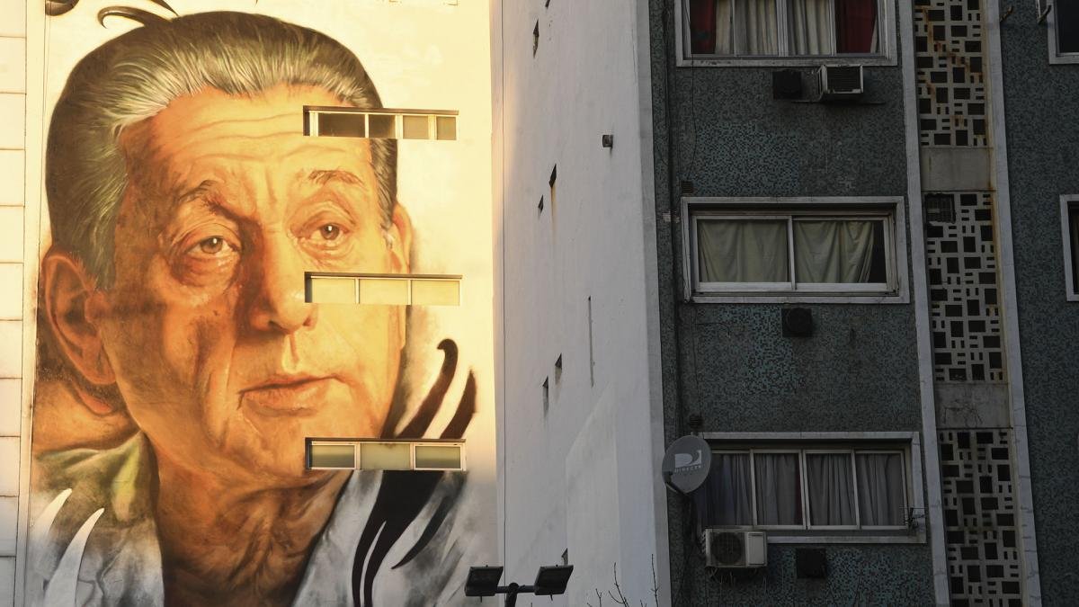 El rostro de Favaloro en la Fundacin que gest Foto Ral Ferrari