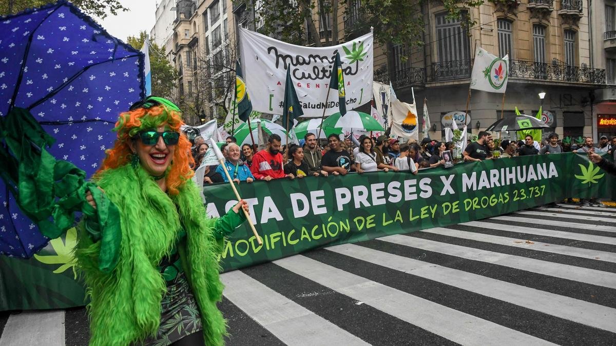 Entre los reclamos principales se encontraba el cese de la violencia institucional y detenciones por cannabis Foto Ral Ferrari