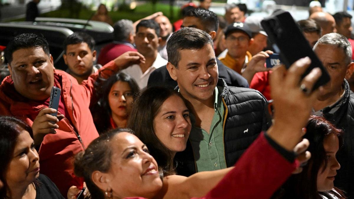 El candidato colorado se impuso en las presidenciales por ms de 15 puntos Foto AFP