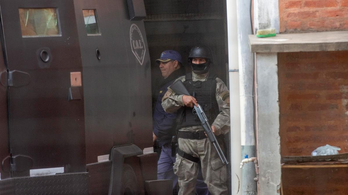 Csar Sena fue trasladado desde la comisara 3ra de Resistencia Foto Pablo Caprarulo