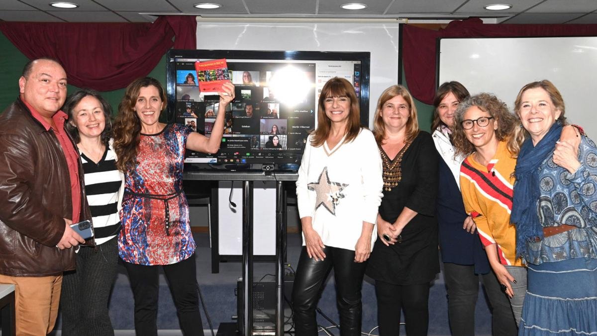 Consejera de la Unesco Rosa Gonzlez Rosario Lufrano Cynthia Ottaviano Foto Prensa