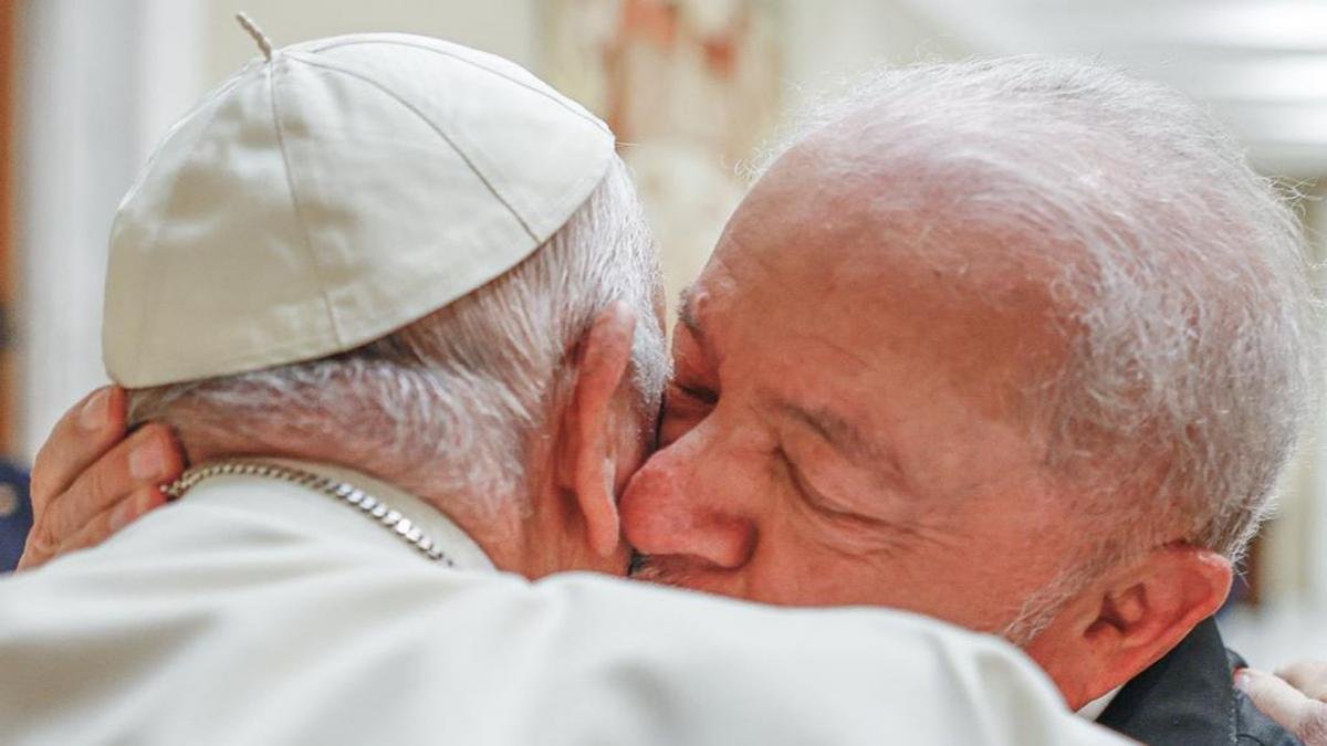 La paz y el fin del hambre ejes de la agenda comn de Lula y el papa Francisco Foto Ricardo Stuckert