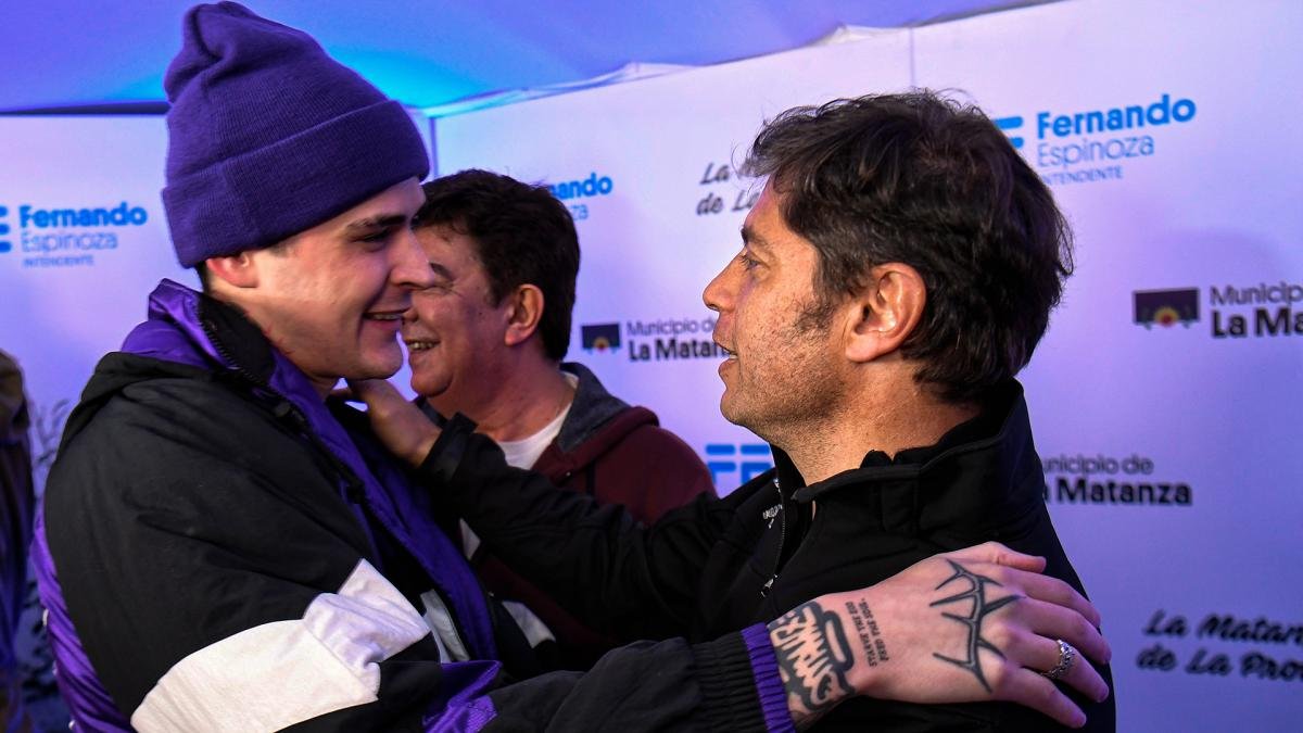 El encuentro entre LIT Killah y el gobernador Foto Prensa