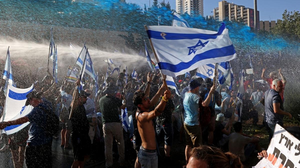 Los manifestantes rechazan la reforma Foto AFP
