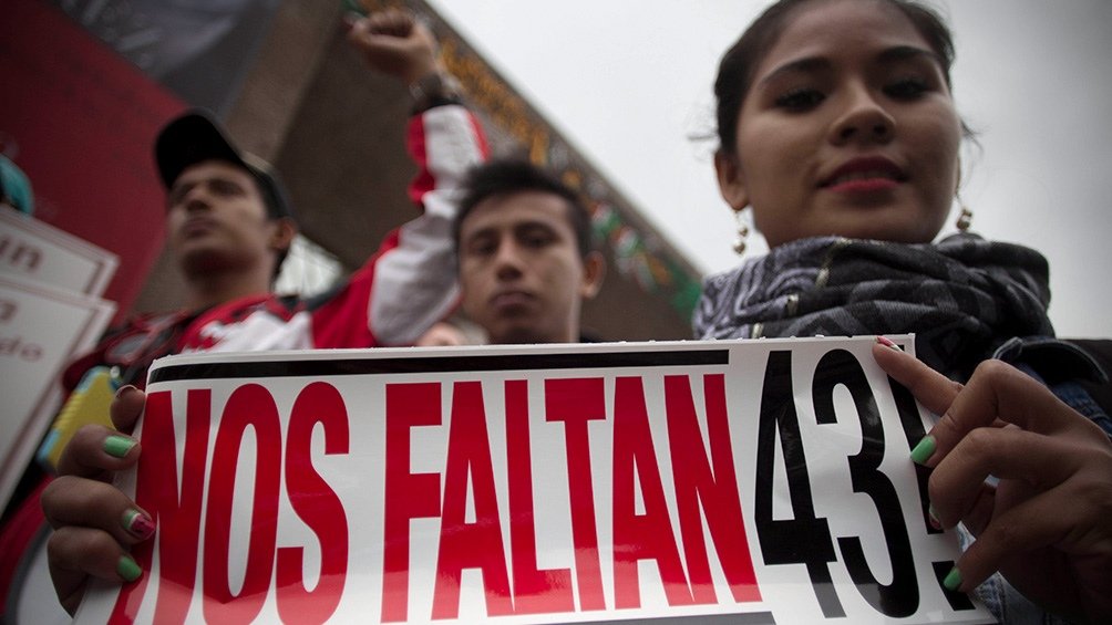 El reclamo de justicia por los 43 estudiantes desaparecidos en Ayotzinapa Archivo Xinhua