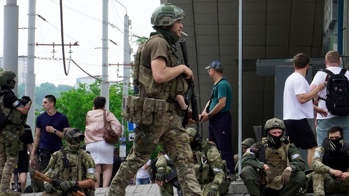 Durante la sublevacin los Wagner haban entrado en varias ciudades rusas Foto AFP