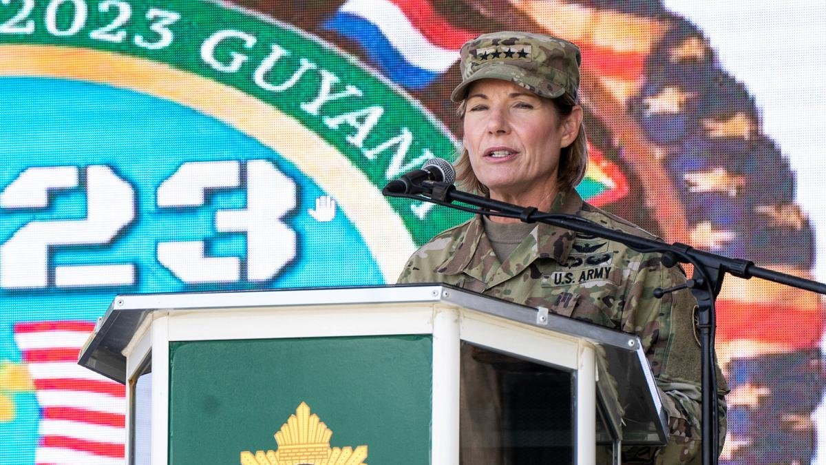 Laura Richardson jefa del Comando Sur de Estados Unidos Foto AFP