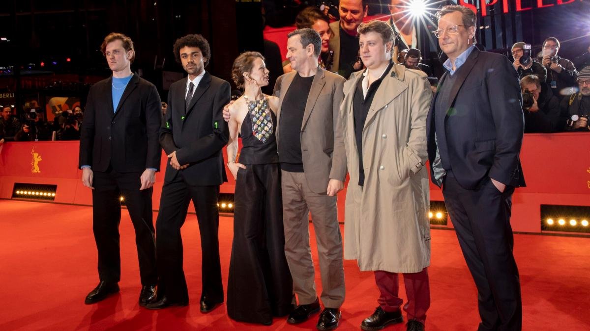 El elenco de Cielo rojo en la ltima edicin de la Berlinale Prensa