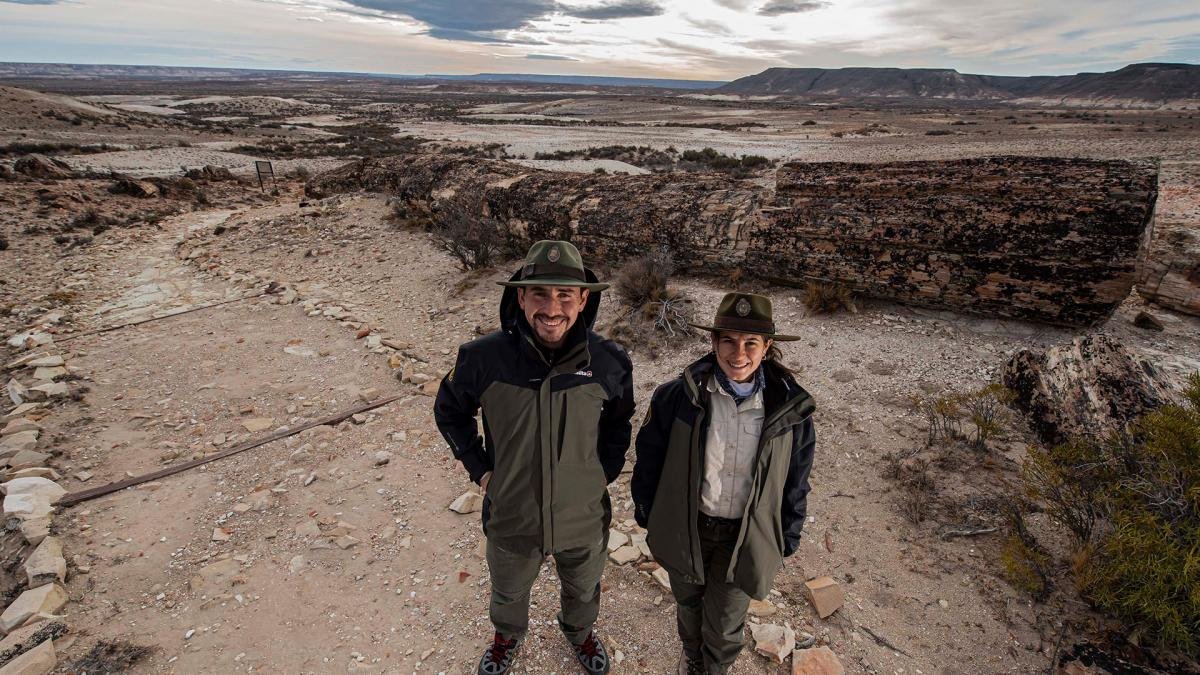 El rea protegida est comprendida por los Bosques Petrificados yel Parque Nacional de Jaramillo foto prensa
