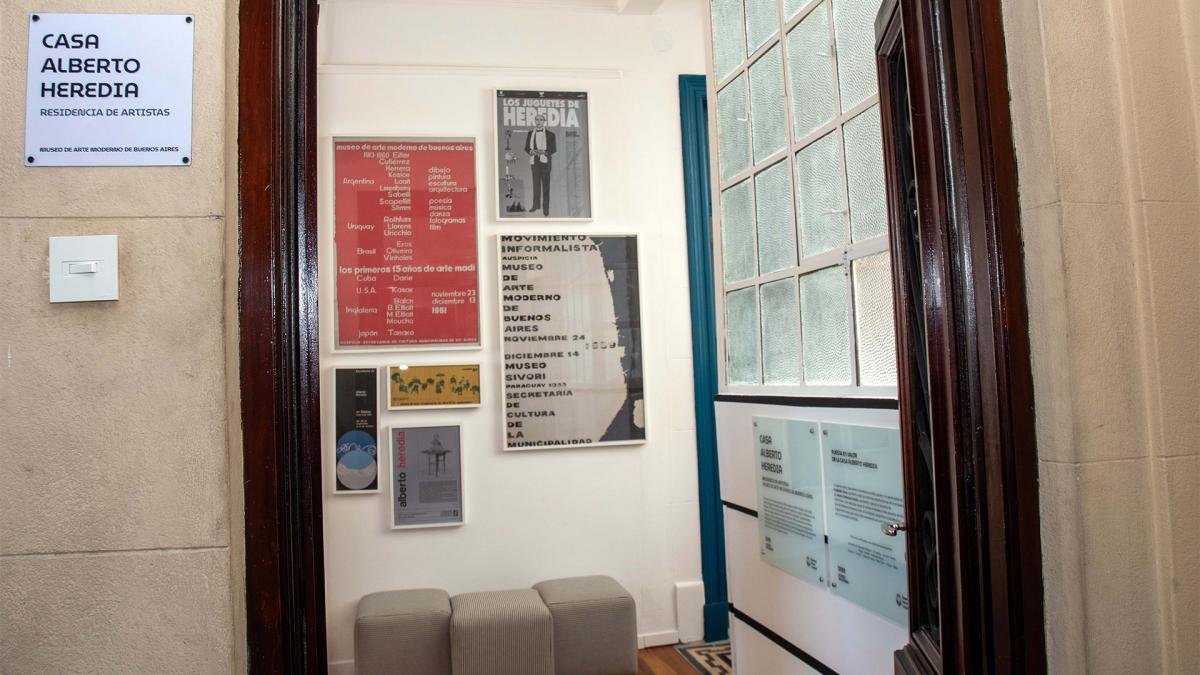 Fue acondicionada como residencia y taller para albergar a dos artistas por vez Foto Eliana Obregon