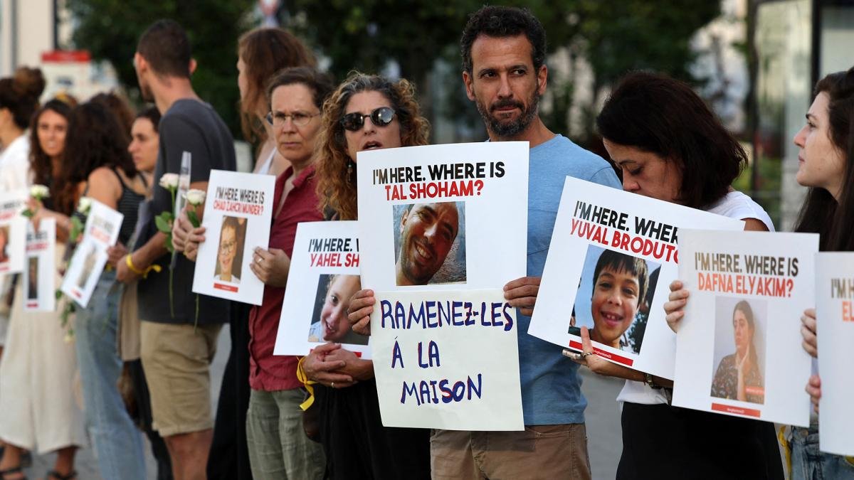 Hasta el momento slo hubo cuatro rehenes que han logrado salir de Gaza hasta ahora Foto AFP
