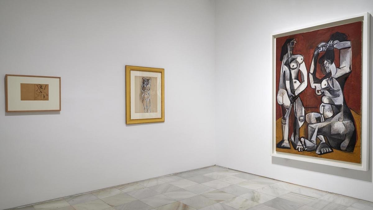 Mujeres en el bao una de las muchisimas obras del artista