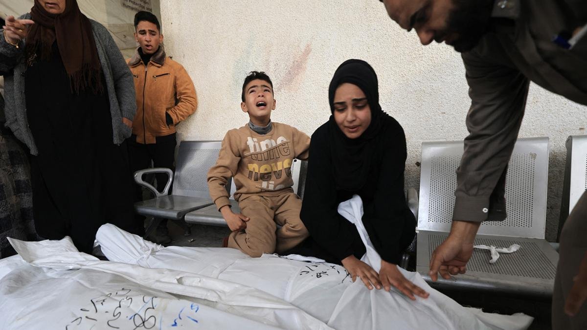 heridos de los bombardeos sobre la Franja Foto AFP