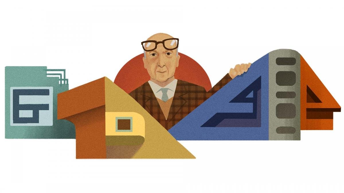 Clorindo Testa homenajeado con un Doodle