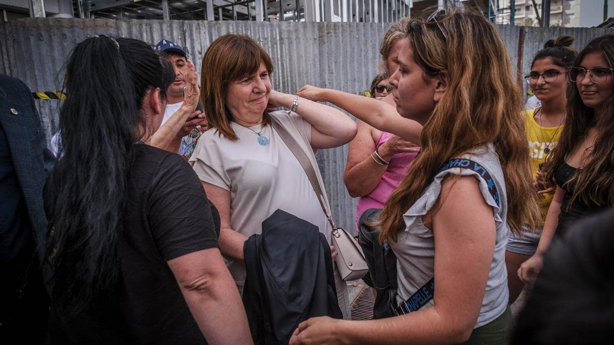 La ministra de Seguridad tambin viaj a Baha Blanca Foto Diego Izquierdo