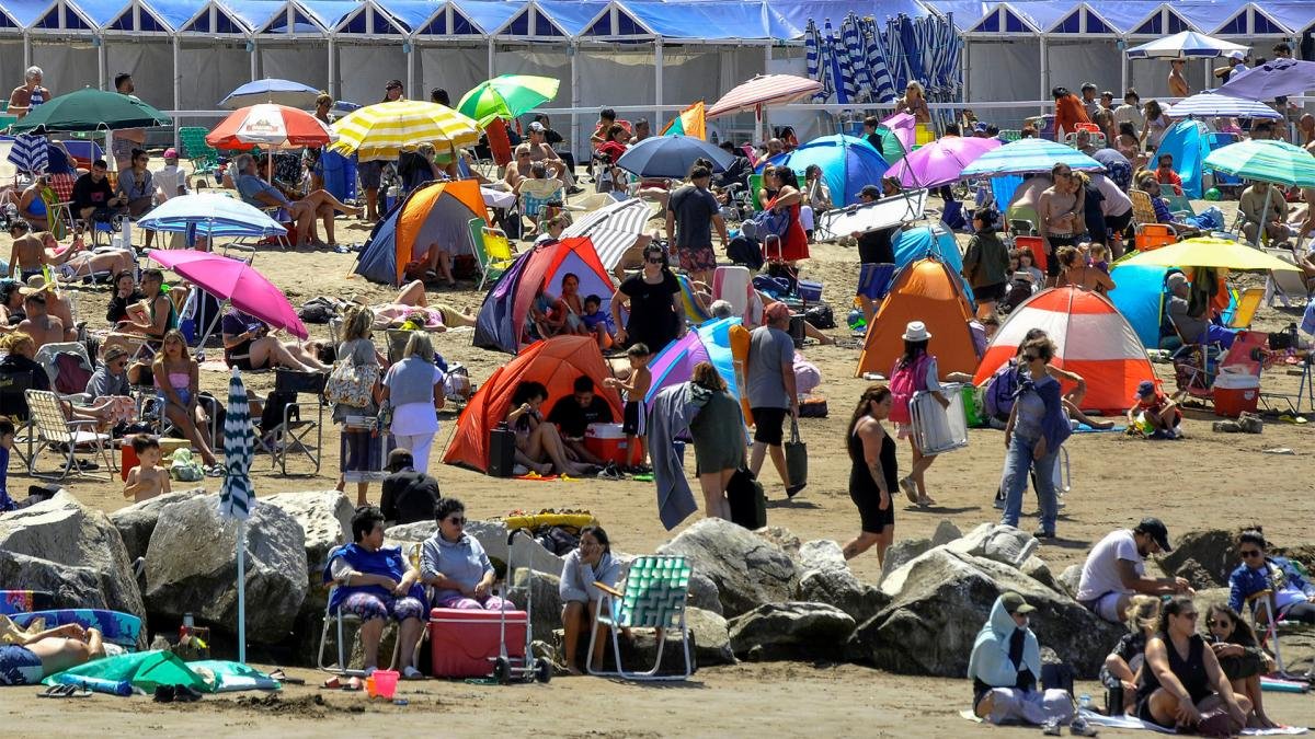 Mar del Plata promedi el 85 por ciento de ocupacin Foto Alejandro Moritz