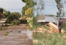 Violento temporal arrasó Serrano: voladuras de techos y familias en las calles