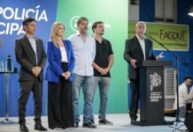 Ferraresi puso en marcha la Policía Municipal en Avellaneda