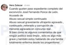 El referente libertario de Dean Funes, Ponce De León, denunció una operación, pero la realidad, también, lo condena