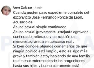 El referente libertario de Dean Funes, Ponce De León, denunció una operación, pero la realidad, también, lo condena