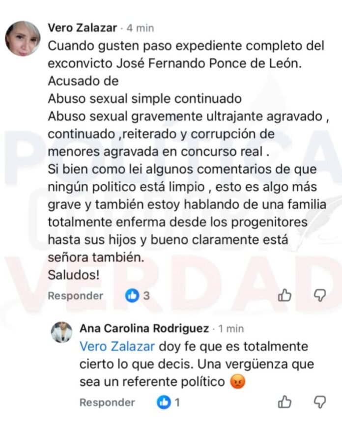 El referente libertario de Dean Funes, Ponce De León, denunció una operación, pero la realidad, también, lo condena