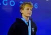 Augusto Scarafía inicia su participación en el Campeonato Nacional de Natación