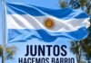 De cara al Mundial, un barrio de la ciudad busca vestirse por completo de celeste y blanco