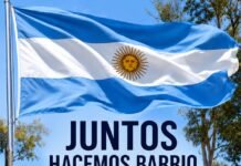 De cara al Mundial, un barrio de la ciudad busca vestirse por completo de celeste y blanco