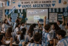Los alumnos en Córdoba podrán ver los partidos de Argentina en las escuelas
