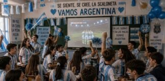 Los alumnos en Córdoba podrán ver los partidos de Argentina en las escuelas