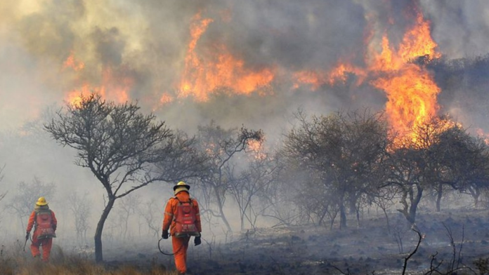 Incendio en Córdoba: detuvieron a un hombre por quemar 15 hectáreas