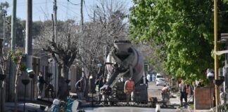 La pavimentación de barrio Parque avanza a paso firme y podría finalizar antes de lo previsto
