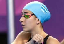 Malena Santillán terminó sexta en la Final B de los 200 metros espalda del Pan Pacific