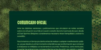 Sportivo Belgrano emitió un comunicado tras la situación con Juan Pablo Francia