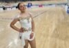 Bianca Bustamante terminó cuarta en el Nacional Absoluto de patín