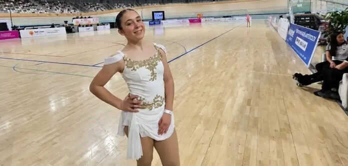 Bianca Bustamante terminó cuarta en el Nacional Absoluto de patín
